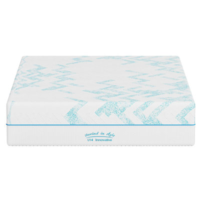10-Inch RV Latex Memory Foam Mattress In Short Queen Size With Breathable Cooling Technology, Medium Support, And Certipur-US Certified Safety.