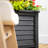Lakeland Square Resin Planter with Water Reservoir-1947375405-1947375408