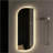 LED Full Length Wall Mirror, Irregular Shape Design,Dimmable Lighting, 5Mm Copper-Free Glass, Hardwired Or Plug-In, For Entryway, Bedroom & Salon