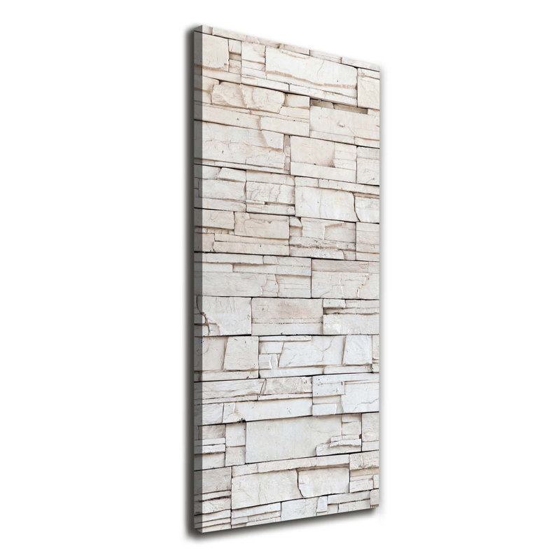 A Stone Wall - Wrapped Canvas Print