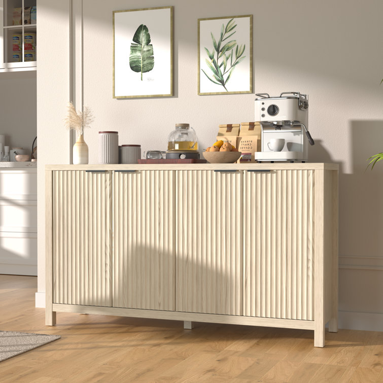 55' Sideboard with Fluted Door