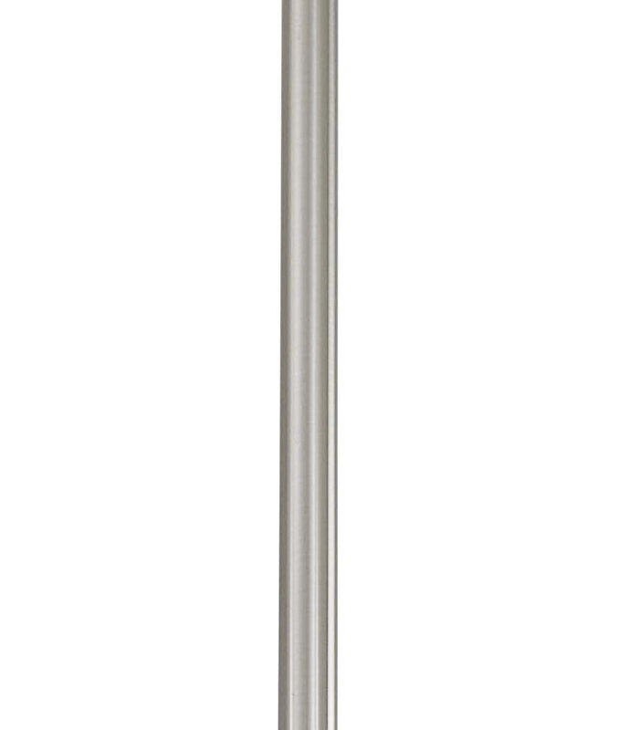 Ceiling Fan Downrod, 36" H x 0.75" W x 0.75" D, Brushed Steel