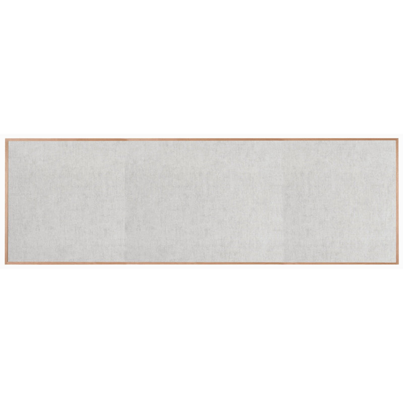 Tableau d'affichage mural en toile de jute, 48 po x 144 po, Vert