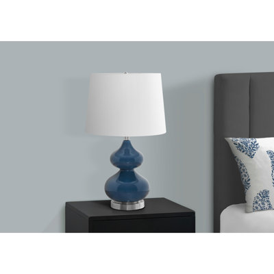 Lighting, 24"h, Glass, Ivory / Cream Shade, Contemporary