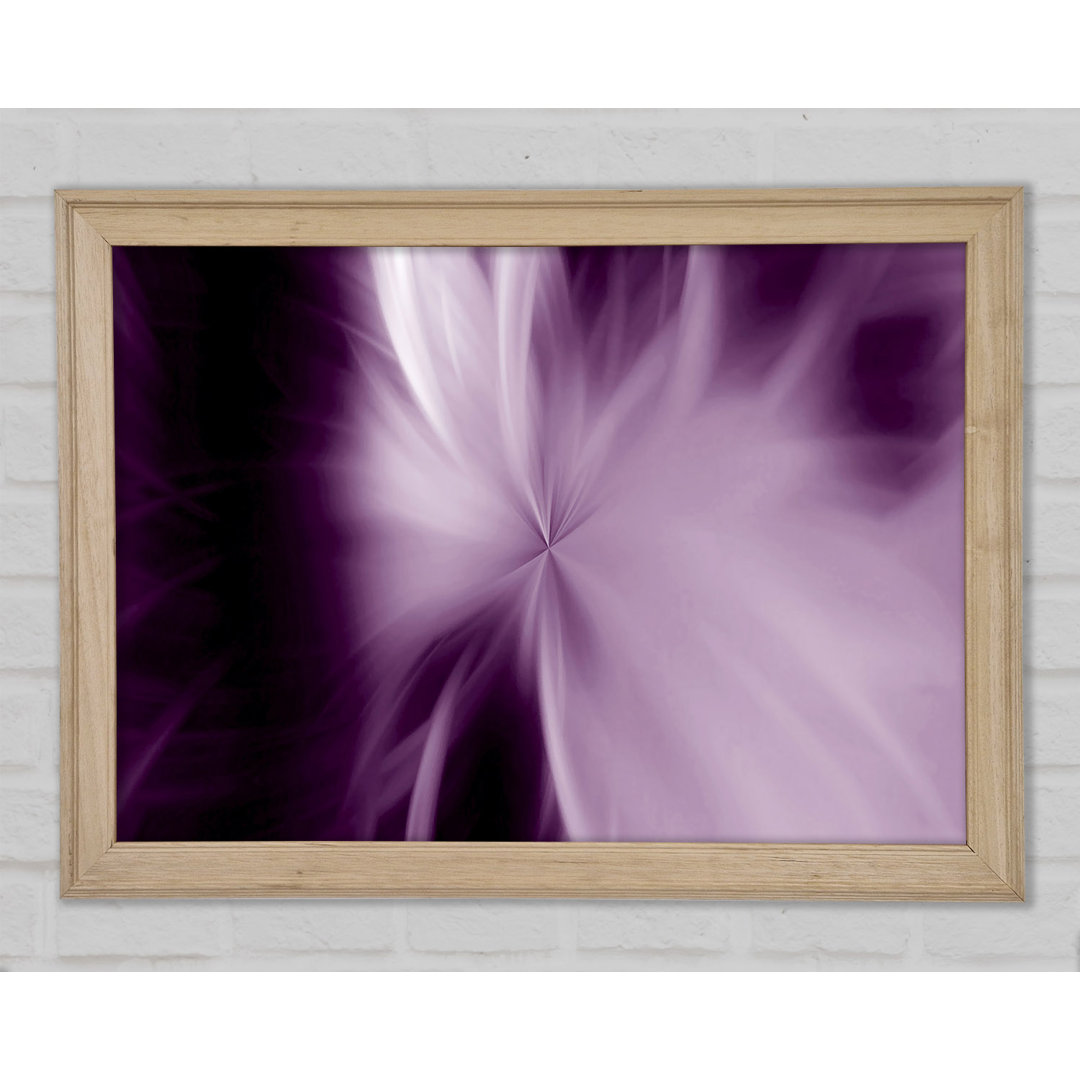 Gerahmtes Wandbild Celestial Core Purple