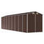 Brenza Garden Shed 191x725x198 cm Galvanised Steel-1782268238