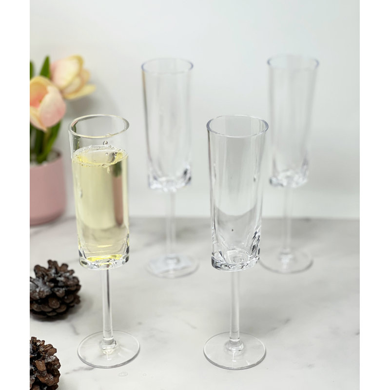 4 oz. Acrylic Flute Set