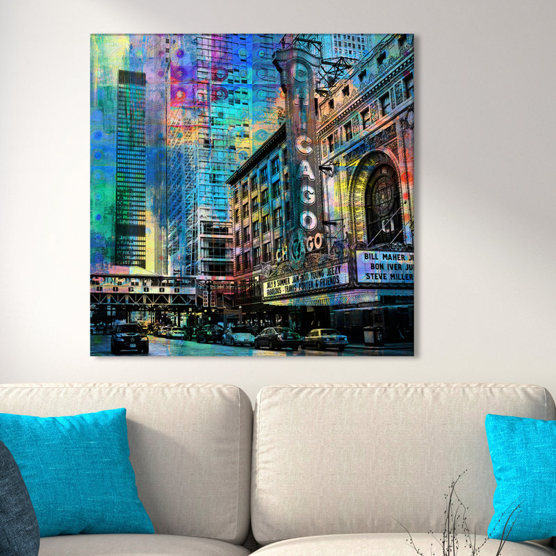 " Chicago ", 18" H x 18" W