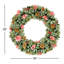 Couronne florale pastel 18 po