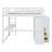 Avoca Kids Full Loft Bed with Drawers-1240829388