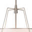 Luminaire suspendu fuselé en lin 4 lumières Nyjel-158310995-159815823-159815820