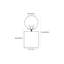 Lampe de table 13 po Coupe