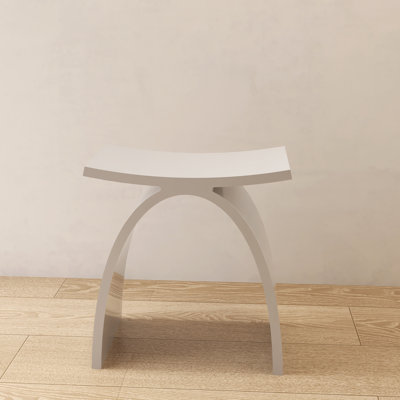Freestanding Shower Seat Solid Surface Shower Stool