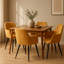 Berlin Modern Upholstered Dining Chair with Black Metal Legs-1987098796