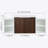 48 Inch Soft Close Doors Bathroom Vanity With Sink, Two Small Storage Shelves, 24" and 12" Combination Cabinet,(KD-Packing)