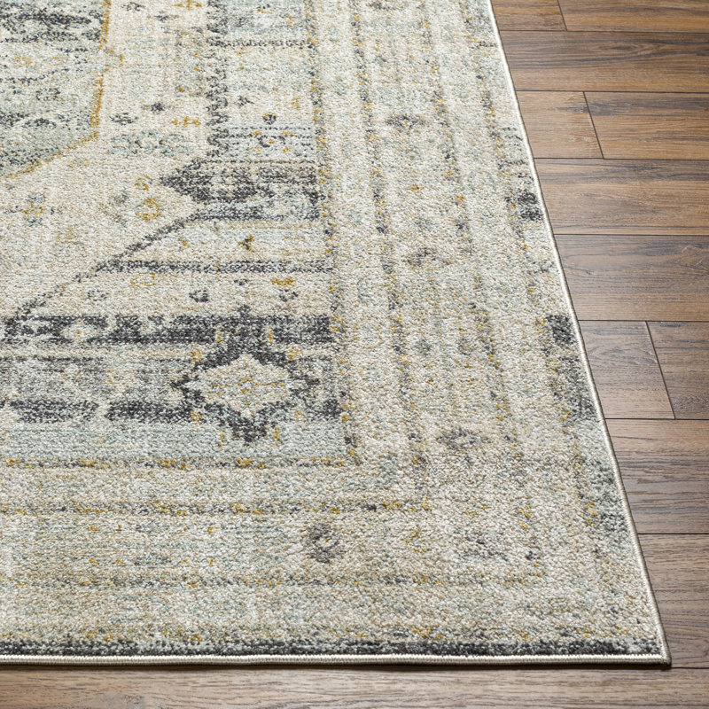 Tapis intérieur / extérieur gris Isla, Rectangle de 5 pi x 8 pi