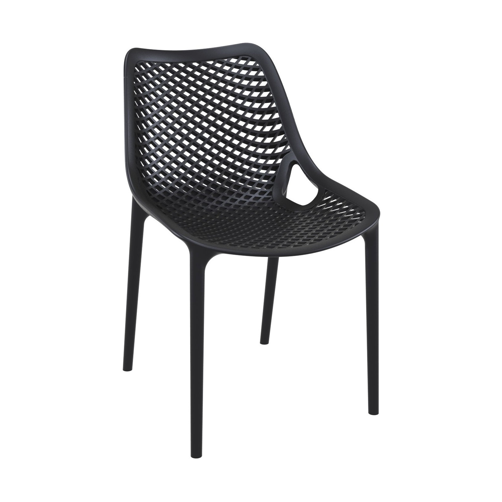 Farrah 2 Person Seating Set, Black