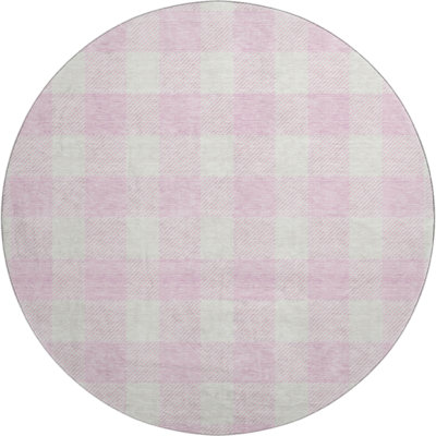 Premium Machine Washable Prisco Pink Rug