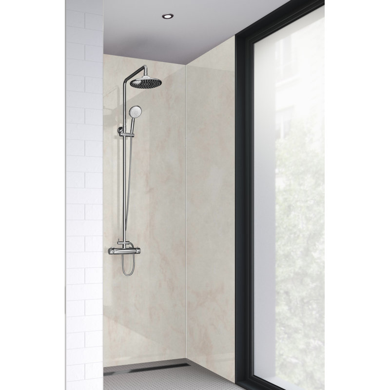 120mm W x 242mm H Decorative Wall Panel with Glass