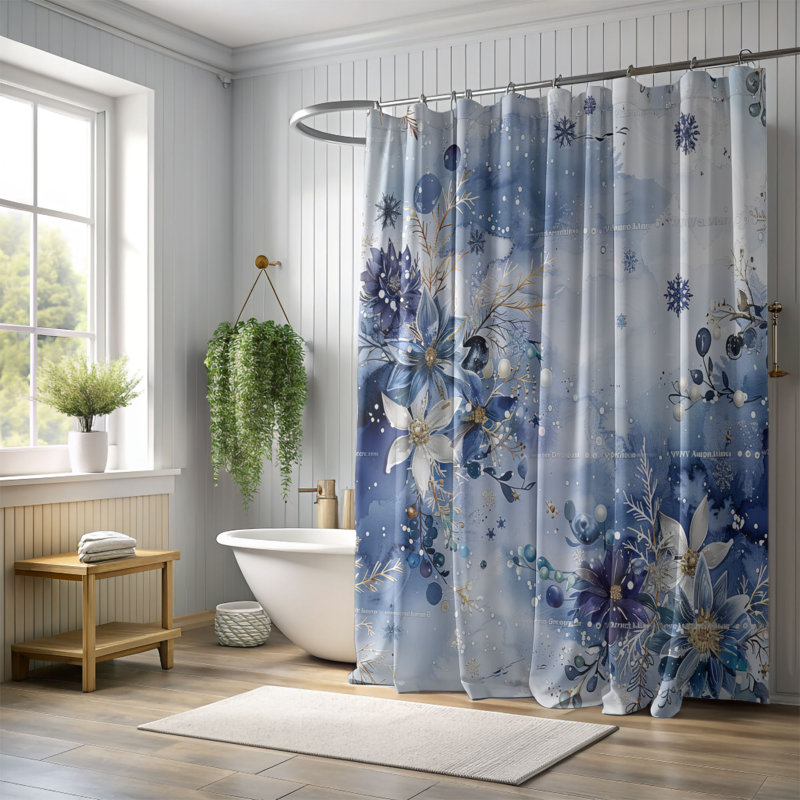 Rideaux de douche Premium, H 74 po x l 71 po