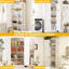 Armoire de rangement l 31,5 po avec porte et tablettes réglables-131013119
