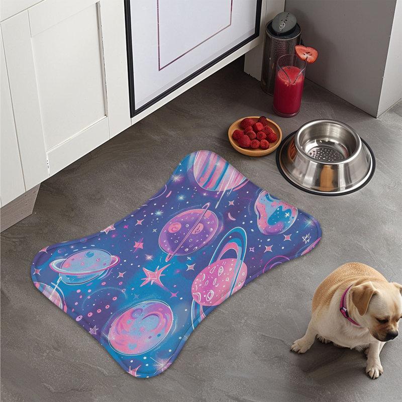 Airy Astrology Motifs - Tapis d'alimentation en os 1 pièce