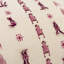 Magenta Beige Tribal Inspired Tasseled Lumbar Pillow-101178621