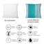 Coussin décoratif à rayures verticales turquoise-1592235909