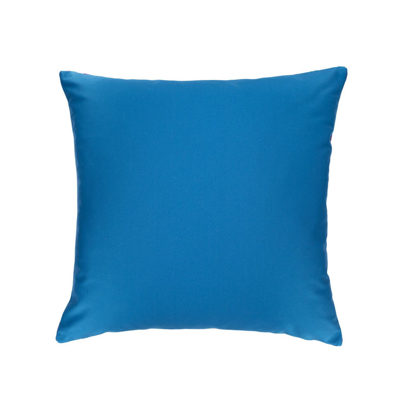 Coussin en velours de soie Ikat Raspberry Diamonds, 20 po x 20 po