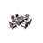 Ardala 6 - Person Wicker Patio Dining Set with Rectangular Table , Cushions Included-139898202