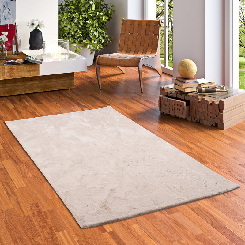 Odonnell Solid Colour Shag Area Rug, Rectangle 140 x 180cm