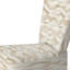 Chaise d'appoint moderne rembourrée beige-105155698