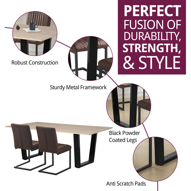 Abinash 6 - Person Dining Set