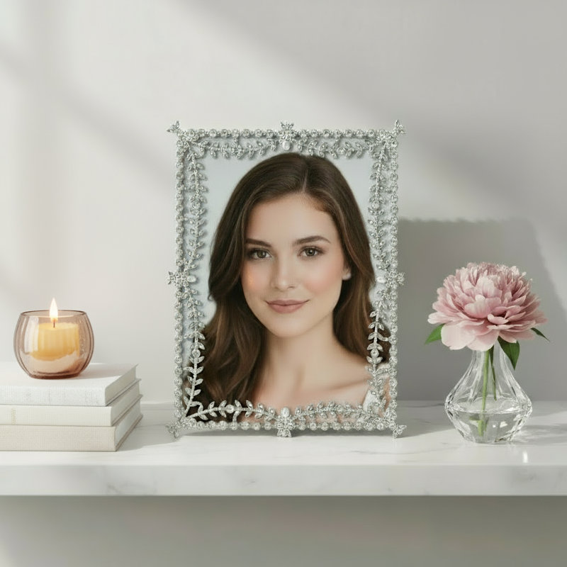 Kensington Metal Picture Frame, 5" x 7", Silver
