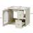 Bathroom Vanity Set Wall Mounted for Small Space with Ceramic Sink-2053315529