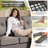 Teebeck 4-Piece Wicker Rattan Patio Conversation Set With Square Fire Pit Table And Swivel Chairs-1577013255