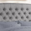 Lit tapissier en tissu, base de lit à hauteur réglable capitonnée-311778523-311778521