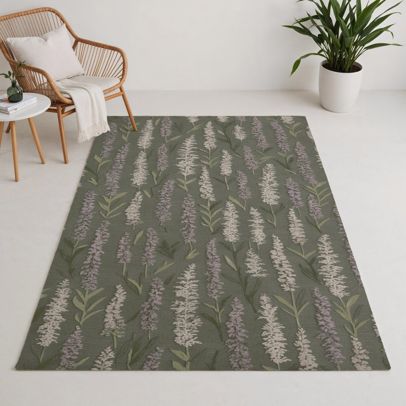 Tapis d'intérieur et d'extérieur brun Botanical, Rectangulaire 3 pi x 5 pi