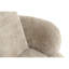 Lazy-Style Chenille Bucket Chair with Ottoman and Pillow