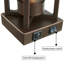 Ensemble de lampes de table 26 po avec veilleuse et ports USB Louann