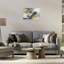 Giclée encadrée de distorsion expressive, design par K. Nari-203767409-203767405
