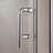 Chrome Pivot Swing Single Glass Panel Shower Door 34 In.W X 72 In.H,Adjustable 33.5-35 Inch Frameless Shower Door With 1/4 Inch Clear Tempered Glass-119845872