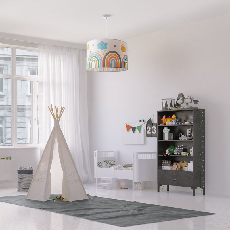 Drum pendant lamp 1-light Mahnoor