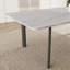Ensemble de table de salle à manger rectangulaire 78,7 po, ensemble de table de cuisine moderne avec chaise rembourrée pour la maison, la cuisine et la salle à manger-1110653780-1110653781