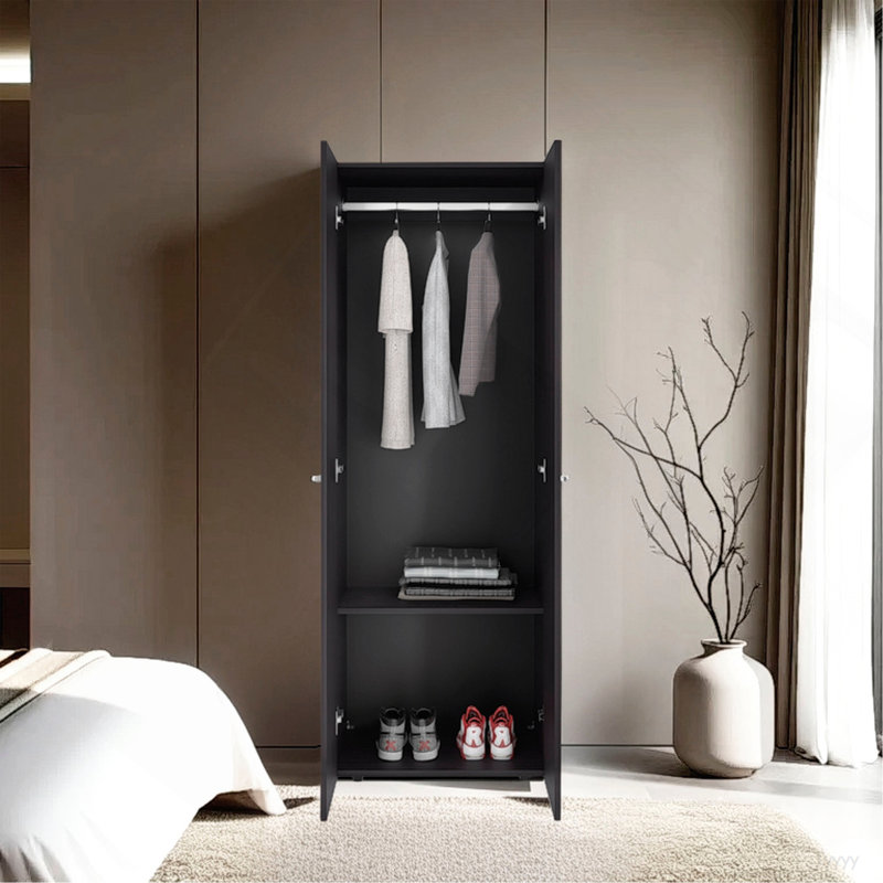 Armoire haute à 2 portes Wenge, Wengé