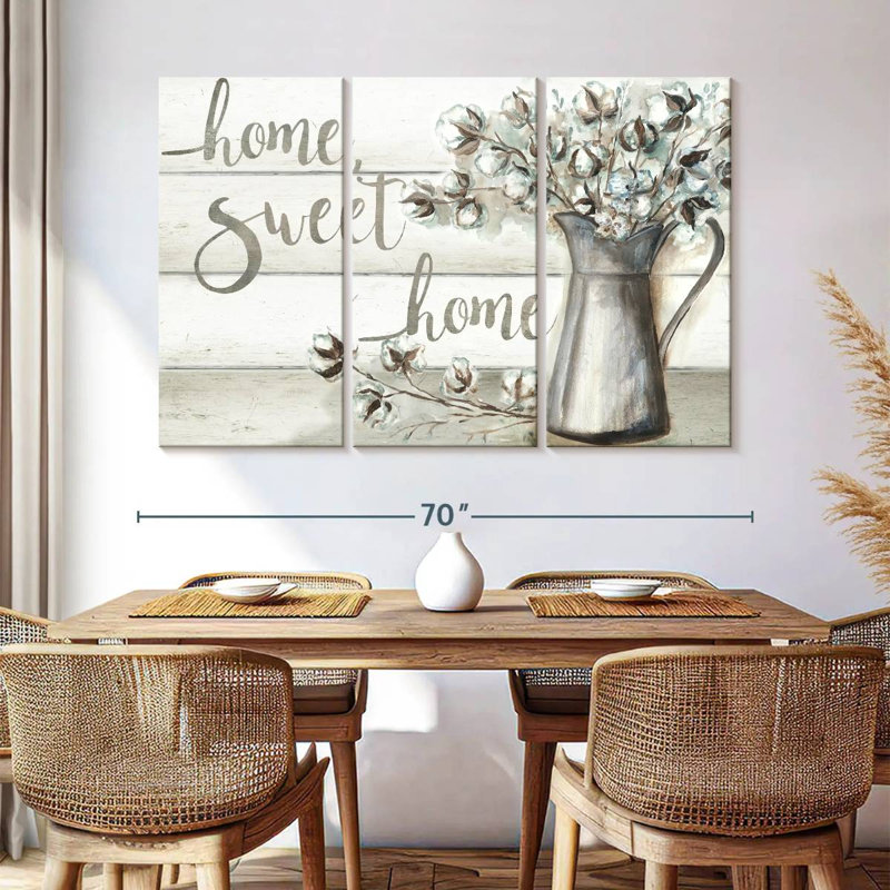 Plaque murale Farmhouse, H 48 po x l 74 po