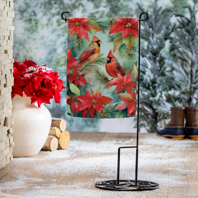Drapeau de jardin Cardinals In Winter