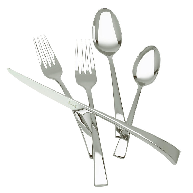 Firenze 45-Piece 18/10 Stainless Steel Flatware (Set Service for 8)