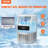 VEVOR 90 Lb. Daily Production Cube Clear Ice Freestanding Ice Maker