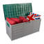 Dakota Fields Almanor 112cm W 260L Water Resistant Plastic Lockable Deck Box with Wheels-1099893802